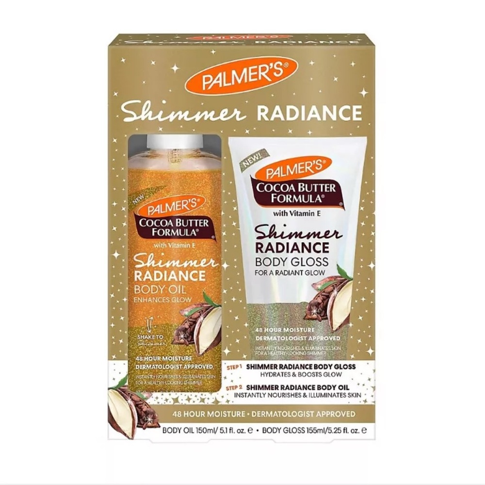 Shimmer Radiance Body Oil and Gloss Set - Gold